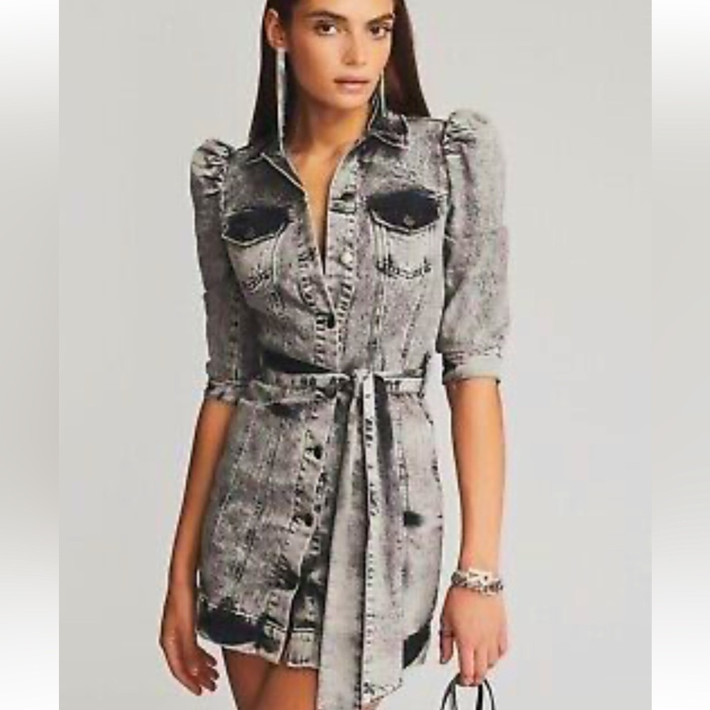 NWT Retrofete Acid Wash Lema Dress